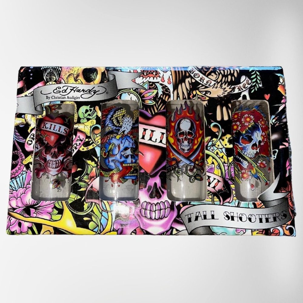 Ed Hardy Shot Glasses